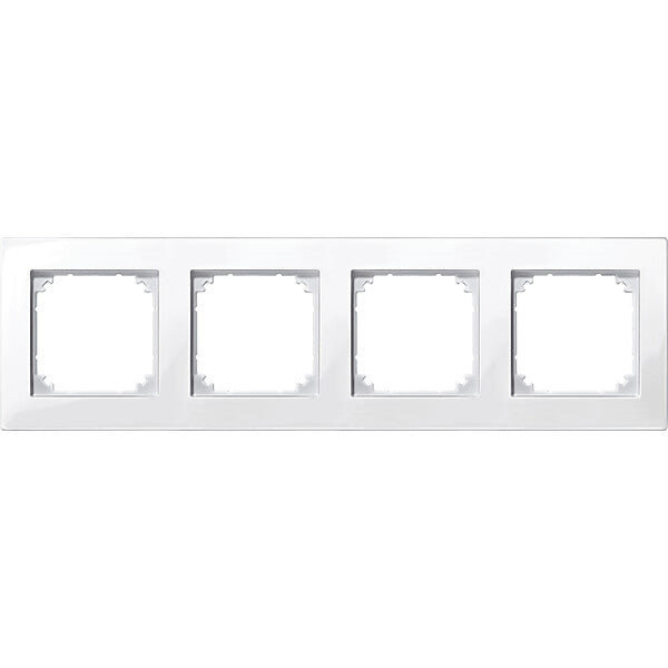 Merten M-PLAN-Rahmen 4f. pws/gl 515419